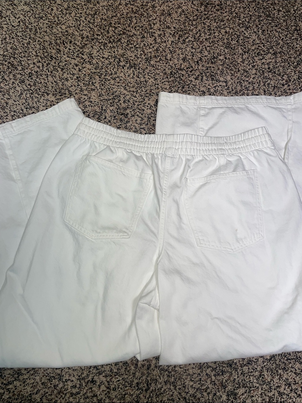 Universal Thread Wide-Leg Baggy Drawstring Pants White Size XL | NWOT/Flaw - Picture 4 of 8